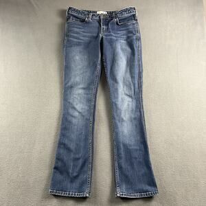Carhartt Pants Womens 8 Blue Layton Slim Fit Bootcut Outdoor Workwear Denim